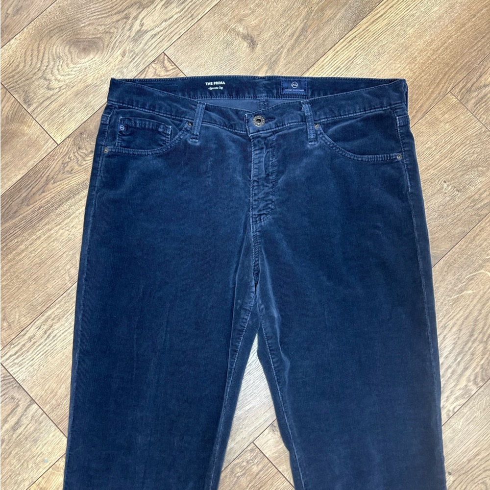 Adriano Goldschmied The Prima Cigarette Leg in gray corduroy Size 30 *FE - Picture 4 of 11